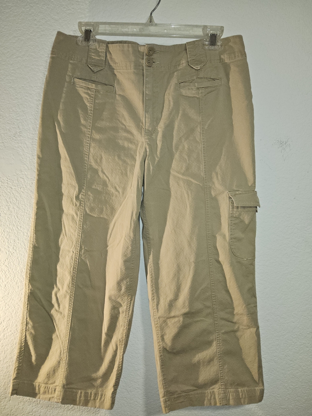 Eddie Bauer Pants Womens 6 Petite Brown Capri Cargo Fashon Fit ...